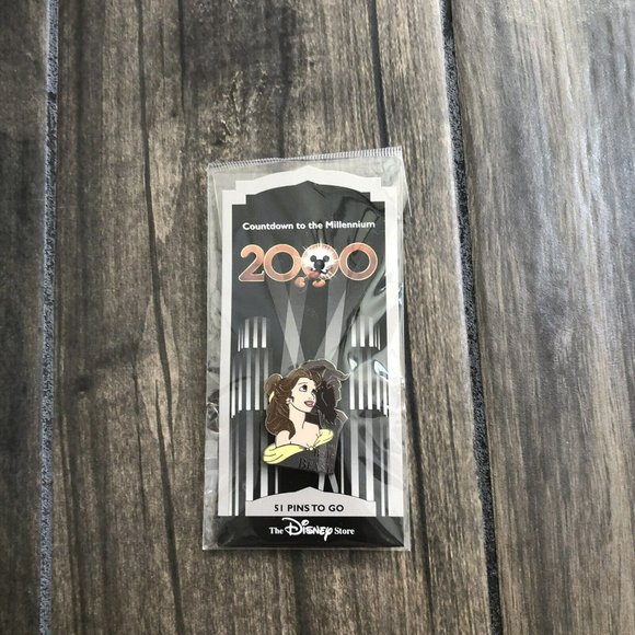 Disney Jewelry - Belle and The Beast 2000 Count Down to Millennium Pin
